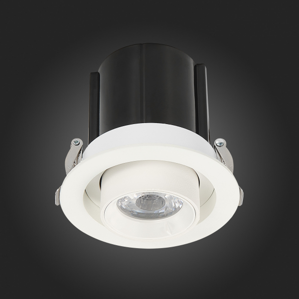 ST702.138.12 Св-к встр. Белый LED 1*12W 3000K 900Lm Ra80 24° IP20 D90xH92 180-240V Встраиваемые светильники, изображение 9