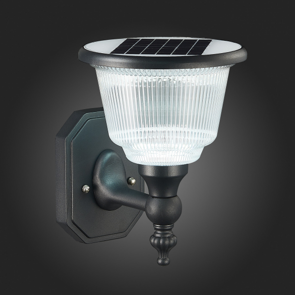SL9502.401.01 Светильник уличный настенный ST-Luce Черный/Черный, Прозрачный LED 1*2W 3000-6000K SOLARIS, изображение 14