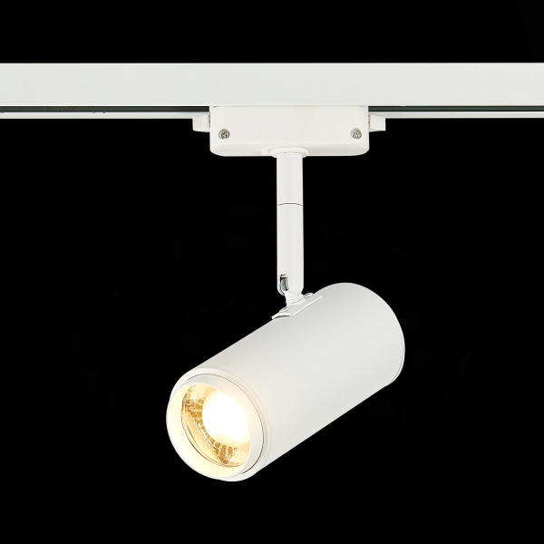ST600.536.12 Св-к трек. Zoom Белый LED 1*12W 3000K 1 200Lm Ra&gt;80 15-60° IP20 L137xW59xH178 170-240V Однофазная трековая система, изображение 4