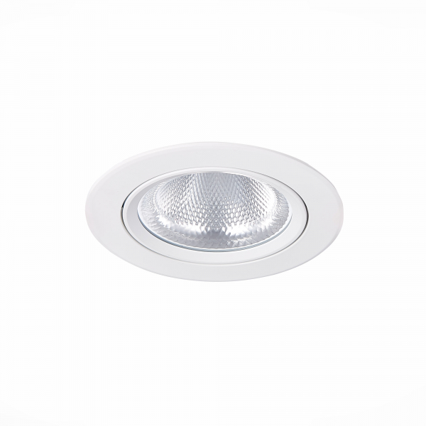 ST211.538.24.36 Св-к встр. Белый LED 1*24W 3000K 1 800Lm Ra80 36° IP20 D138xH88 220-240V Встраиваемые светильники, изображение 4