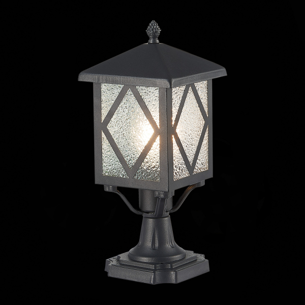 SL084.405.01 Светильник уличный наземный ST-Luce Черный/Черный, Прозрачный E27 1*60W LORNE, изображение 4