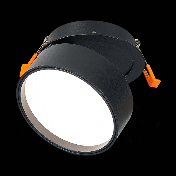 ST651.438.14 Встраиваемый поворотный светильник Черный LED 1*14W 3000K 1 100Lm Ra&gt;90 120° IP20 D105xH68 170-240VV Встраиваемые светильники, изображение 6