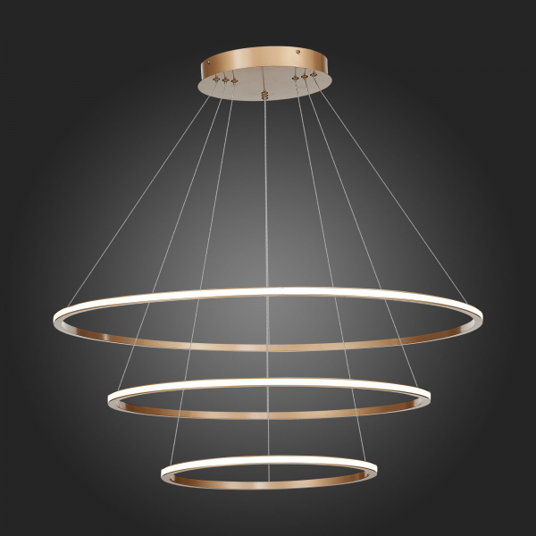 ST604.243.114 Светильник подвесной ST-Luce Золотистый/Белый LED 1*114W 4000K Подвесные светильники, изображение 4