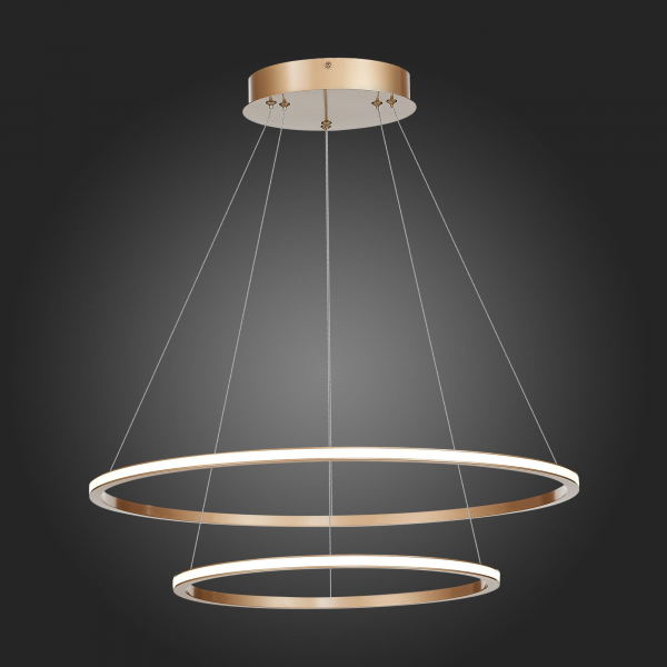 ST604.243.56 Светильник подвесной ST-Luce Золотистый/Белый LED 1*56W 4000K Подвесные светильники, изображение 4
