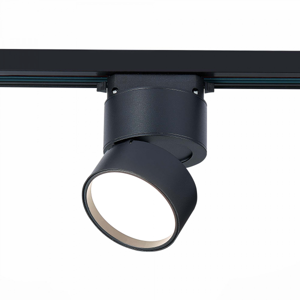 ST651.446.09 Св-к трек. Черный LED 1*9W 4000K 720Lm Ra&gt;90 120° IP20 D85xH122 170-240VV Однофазная трековая система, изображение 5