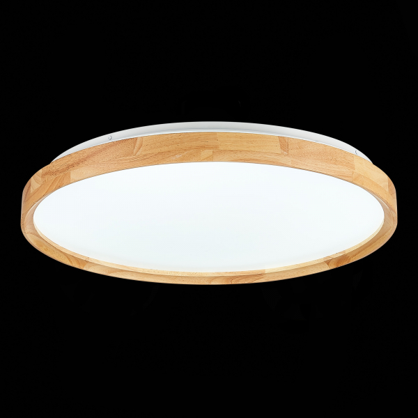 SLE201382-01 Светильник потолочный Светлое дерево/Белый LED 1*40W 3000K/4000K/6000K DELIA, изображение 7
