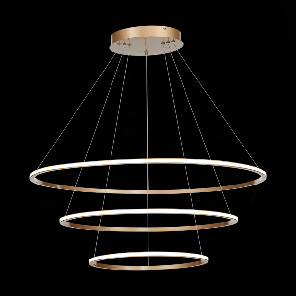 ST604.243.114 Светильник подвесной ST-Luce Золотистый/Белый LED 1*114W 4000K Подвесные светильники, изображение 3