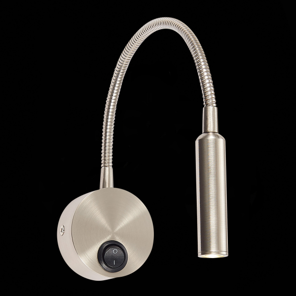 ST653.131.01 Светильник настенный ST-Luce Никель/Никель LED 1*3W 3000K Настенные светильники, изображение 3