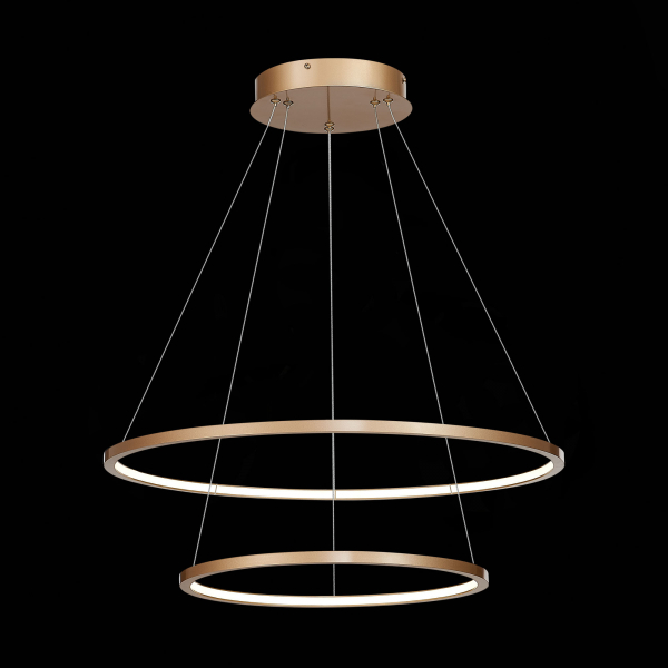 ST603.243.56 Светильник подвесной ST-Luce Золотистый/Белый LED 1*56W 4000K Подвесные светильники, изображение 3