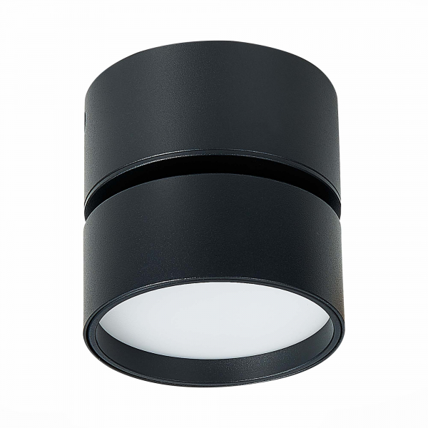 ST651.442.09 Светильник потолочный поворотный Черный LED 1*9W 4000K 720Lm Ra&gt;90 120° IP20 D85xH87 170-240VV Накладные светильники, изображение 3