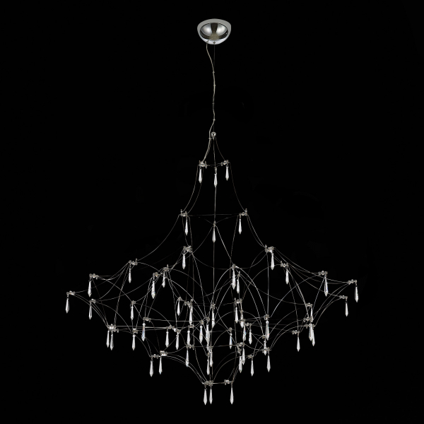 SL797.113.114 Люстра подвесная ST-Luce Хром, Прозрачный LED 114*0,45W 3000K GRAVETTA, изображение 5
