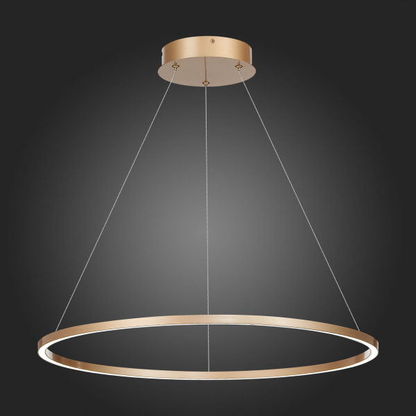 ST605.243.34 Светильник подвесной ST-Luce Золотистый/Белый LED 1*34W 4000K Подвесные светильники, изображение 4