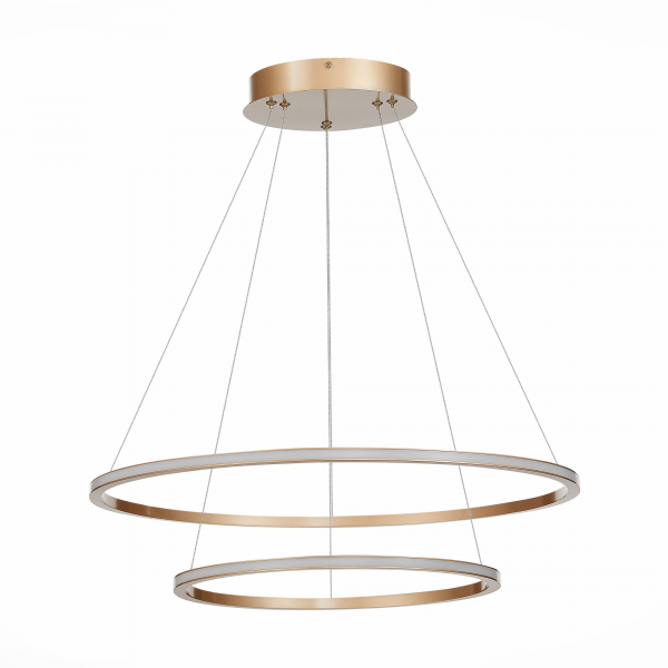 ST604.243.56 Светильник подвесной ST-Luce Золотистый/Белый LED 1*56W 4000K Подвесные светильники, изображение 2