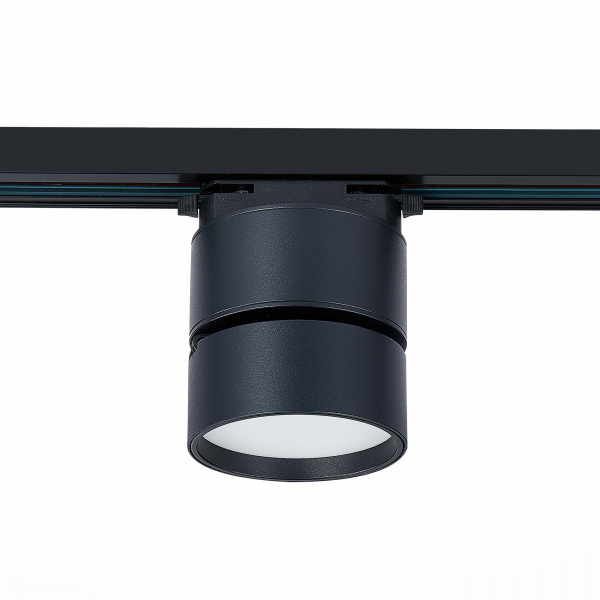 ST651.436.09 Св-к трек. Черный LED 1*9W 3000K 720Lm Ra&gt;90 120° IP20 D85xH122 170-240VV Однофазная трековая система, изображение 3
