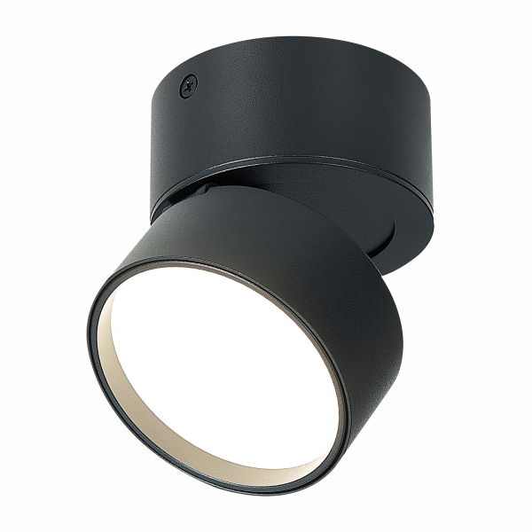 ST651.442.09 Светильник потолочный поворотный Черный LED 1*9W 4000K 720Lm Ra&gt;90 120° IP20 D85xH87 170-240VV Накладные светильники