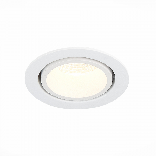ST705.548.10 Св-к встр. Белый LED 1*10W 4000K 750Lm Ra&gt;90 38° IP20 D102xH85 170-240V Встраиваемые светильники, изображение 2