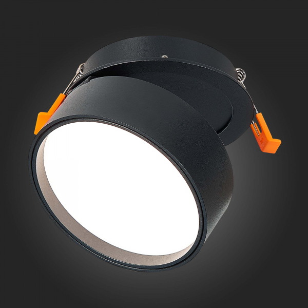 ST651.448.14 Встраиваемый поворотный светильник Черный LED 1*14W 4000K 1 100Lm Ra&gt;90 120° IP20 D105xH68 170-240VV Встраиваемые светильники, изображение 7