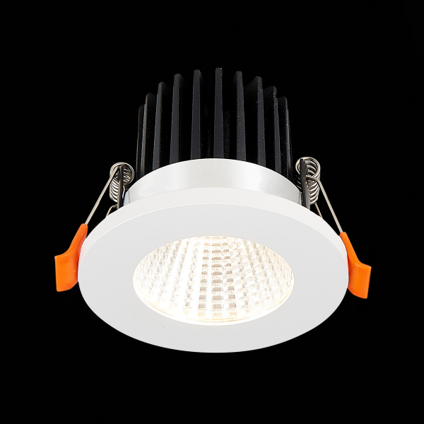 ST704.548.10 Св-к встр. Белый LED 1*10W 4000K 900Lm Ra&gt;90 38° IP20 D80xH60 170-240V Встраиваемые светильники, изображение 3