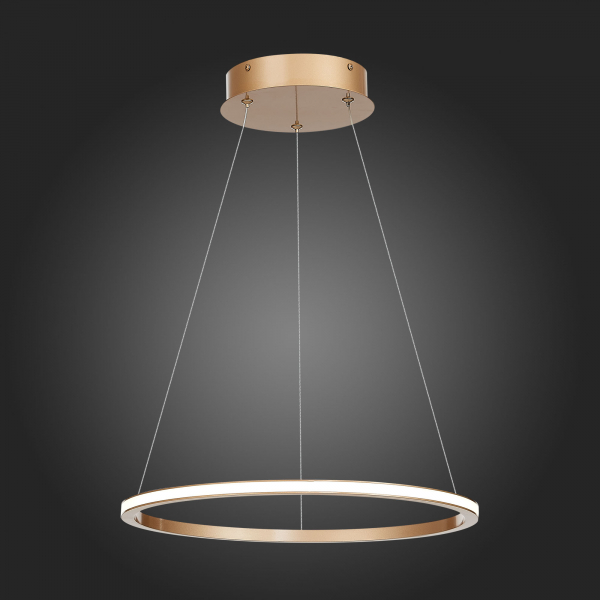 ST604.243.22 Светильник подвесной ST-Luce Золотистый/Белый LED 1*22W 4000K Подвесные светильники, изображение 4