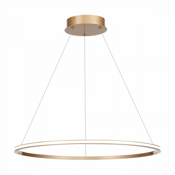 ST604.243.34 Светильник подвесной ST-Luce Золотистый/Белый LED 1*34W 4000K Подвесные светильники