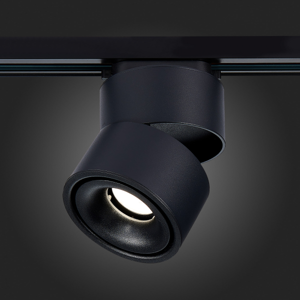 ST652.446.12 Св-к трек. Черный LED 1*12W 4000K 1 000Lm Ra&gt;90 36° IP20 D100xH136 170-240VV Однофазная трековая система, изображение 6