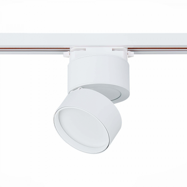 ST651.546.09 Св-к трек. Белый LED 1*9W 4000K 720Lm Ra&gt;90 120° IP20 D85xH122 170-240VV Однофазная трековая система, изображение 2