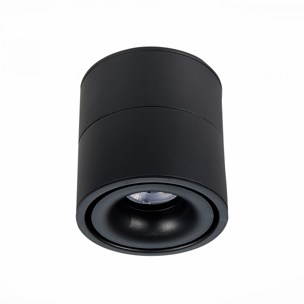 ST652.432.12 Светильник потолочный Черный LED 1*12W 3000K 1 000Lm Ra&gt;90 36° IP20 D100xH105 170-240VV Накладные светильники, изображение 3