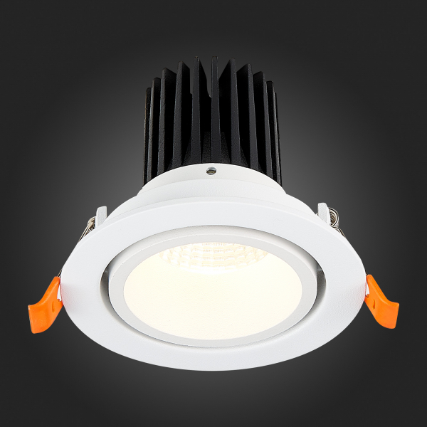 ST705.548.10 Св-к встр. Белый LED 1*10W 4000K 750Lm Ra&gt;90 38° IP20 D102xH85 170-240V Встраиваемые светильники, изображение 5