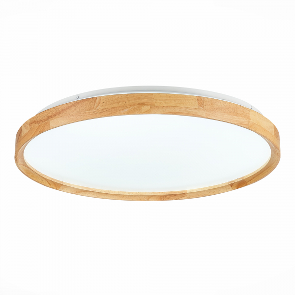 SLE201382-01 Светильник потолочный Светлое дерево/Белый LED 1*40W 3000K/4000K/6000K DELIA, изображение 3
