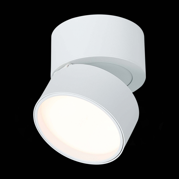 ST651.532.09 Светильник потолочный поворотный Белый LED 1*9W 3000K 720Lm Ra&gt;90 120° IP20 D85xH87 170-240VV Накладные светильники, изображение 4