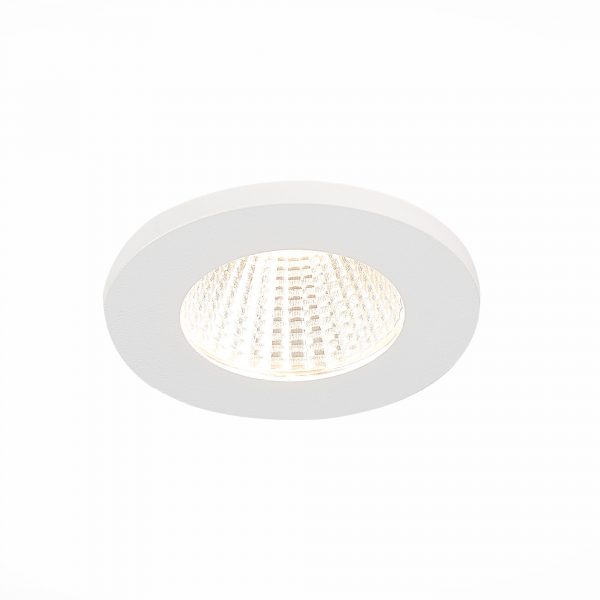 ST704.548.10 Св-к встр. Белый LED 1*10W 4000K 900Lm Ra&gt;90 38° IP20 D80xH60 170-240V Встраиваемые светильники, изображение 2