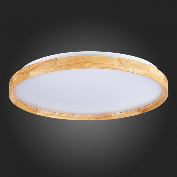 SLE201382-01 Светильник потолочный Светлое дерево/Белый LED 1*40W 3000K/4000K/6000K DELIA, изображение 12