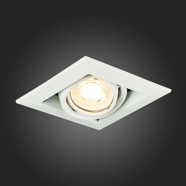 ST250.558.01 Св-к встр. Черный, Белый GU10 1*50W  IP20 L126xW126xH70 220V Без ламп Встраиваемые светильники, изображение 11