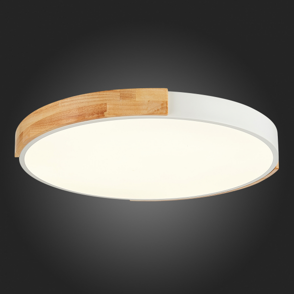 SLE201352-01 Светильник потолочный Белый, Светлое дерево/Белый LED 1*40W 3000K/4000K/6000K DELIA, изображение 10