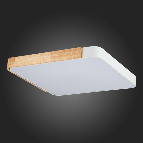 SLE201252-01 Светильник потолочный Белый, Светлое дерево/Белый LED 1*42W 3000K/4000K/6000K FESTA, изображение 12