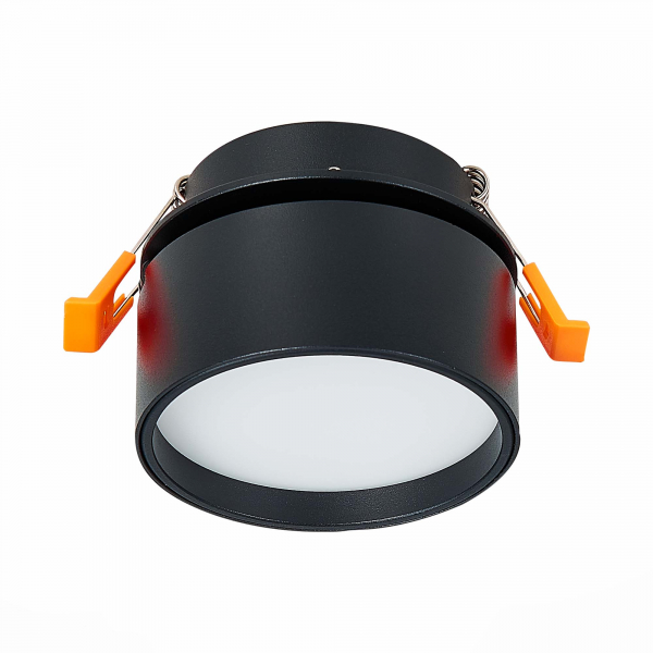 ST651.448.09 Встраиваемый поворотный светильник Черный LED 1*9W 4000K 720Lm Ra&gt;90 120° IP20 D85xH68 170-240VV Встраиваемые светильники, изображение 5