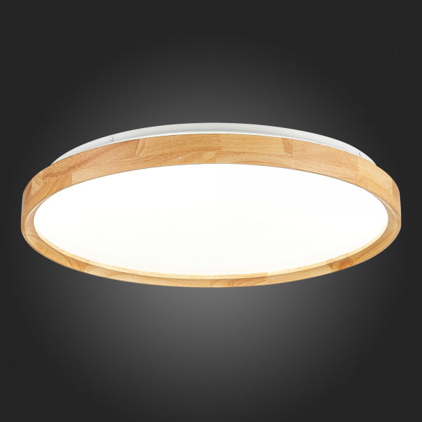 SLE201382-01 Светильник потолочный Светлое дерево/Белый LED 1*40W 3000K/4000K/6000K DELIA, изображение 9