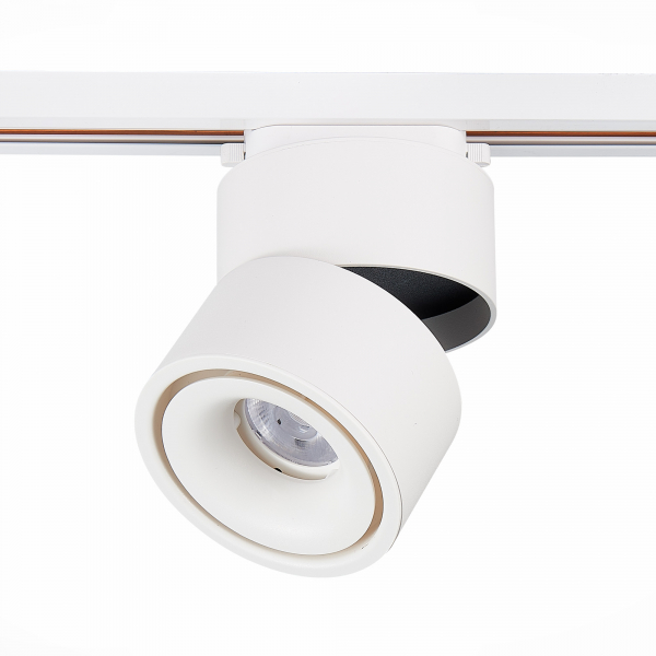 ST652.546.12 Св-к трек. Белый LED 1*12W 4000K 1 000Lm Ra&gt;90 36° IP20 D100xH136 170-240VV Однофазная трековая система, изображение 2