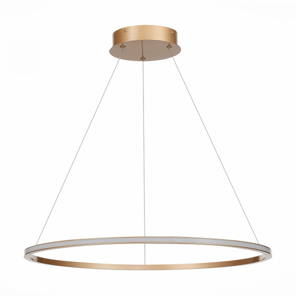 ST604.243.34 Светильник подвесной ST-Luce Золотистый/Белый LED 1*34W 4000K Подвесные светильники, изображение 2