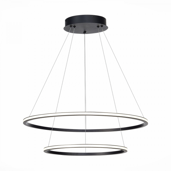ST604.443.56 Светильник подвесной ST-Luce Черный/Белый LED 1*56W 4000K Подвесные светильники