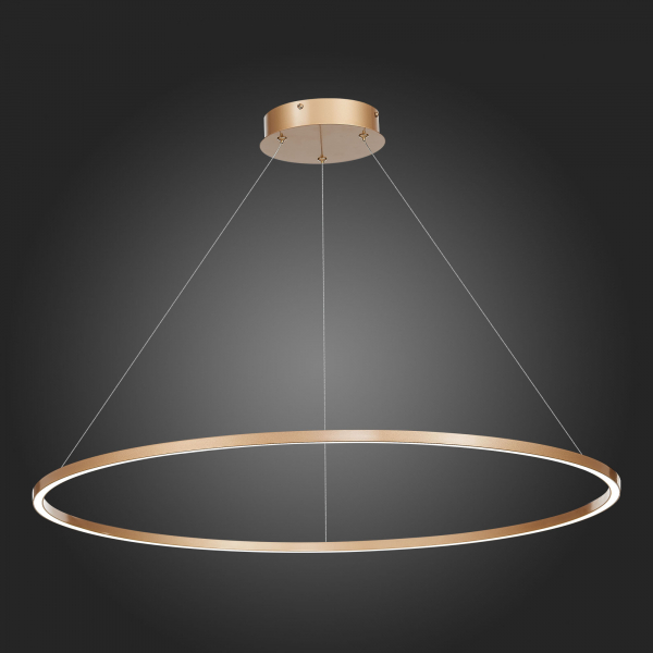 ST605.243.46 Светильник подвесной ST-Luce Золотистый/Белый LED 1*46W 4000K Подвесные светильники, изображение 4
