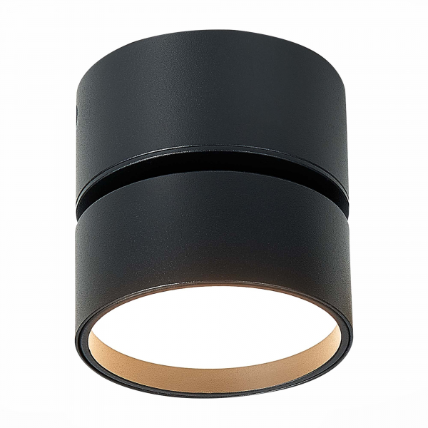 ST651.432.09 Светильник потолочный поворотный Черный LED 1*9W 3000K 720Lm Ra&gt;90 120° IP20 D85xH87 170-240V Накладные светильники, изображение 2