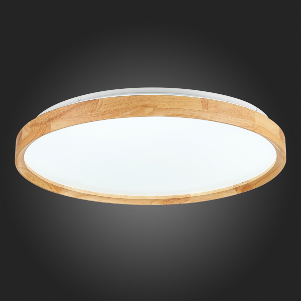 SLE201382-01 Светильник потолочный Светлое дерево/Белый LED 1*40W 3000K/4000K/6000K DELIA, изображение 11