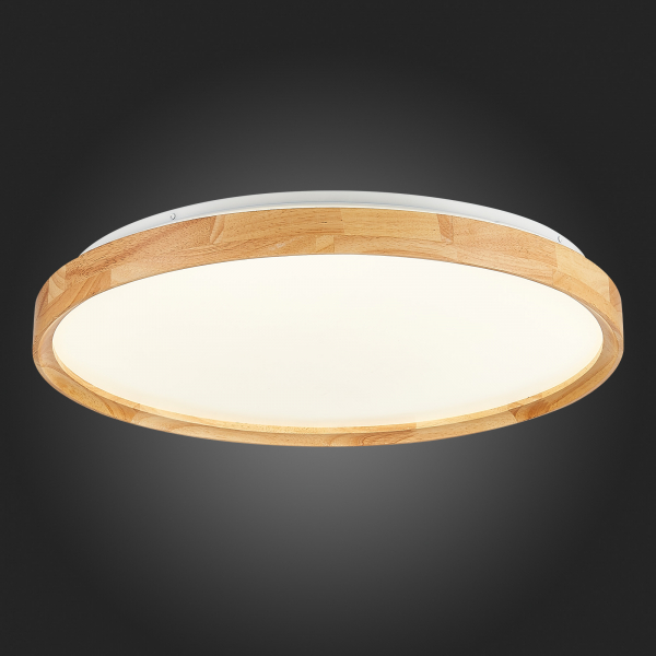 SLE201382-01 Светильник потолочный Светлое дерево/Белый LED 1*40W 3000K/4000K/6000K DELIA, изображение 10