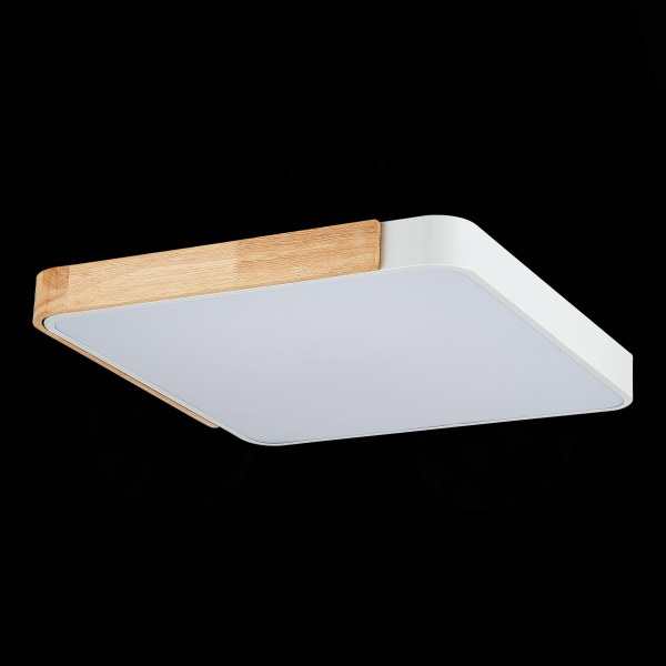 SLE201252-01 Светильник потолочный Белый, Светлое дерево/Белый LED 1*42W 3000K/4000K/6000K FESTA, изображение 8