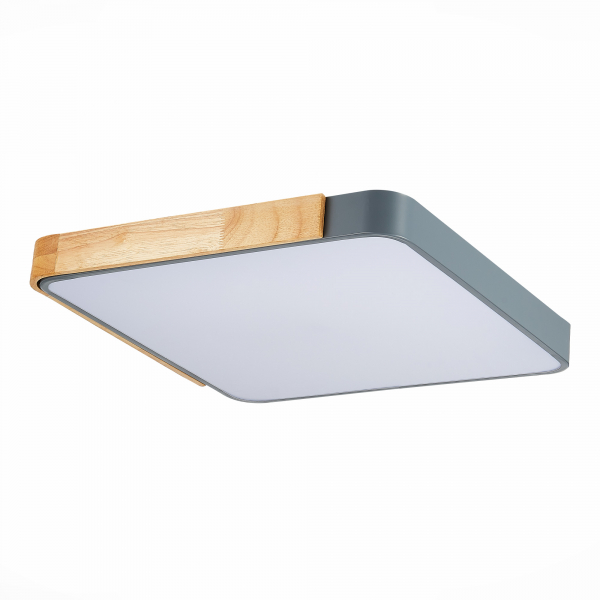 SLE201272-01 Светильник потолочный Серый, Светлое дерево/Белый LED 1*42W 3000K/4000K/6000K FESTA, изображение 4