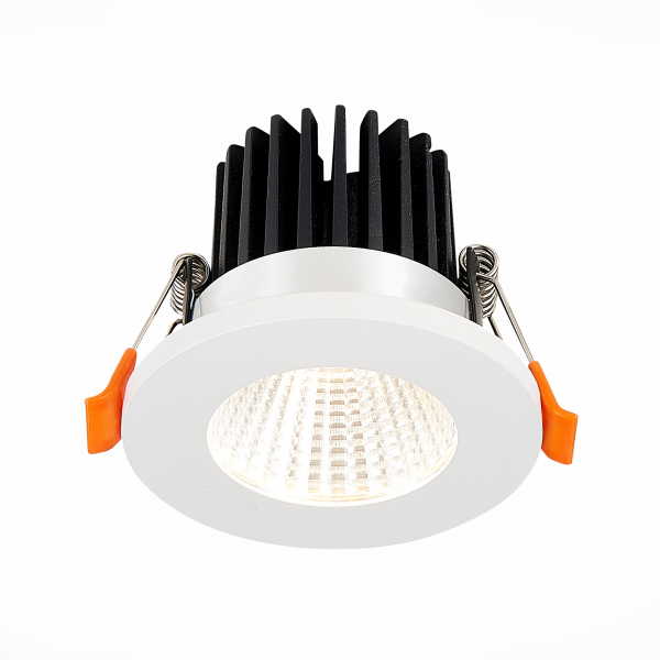 ST704.548.10 Св-к встр. Белый LED 1*10W 4000K 900Lm Ra&gt;90 38° IP20 D80xH60 170-240V Встраиваемые светильники