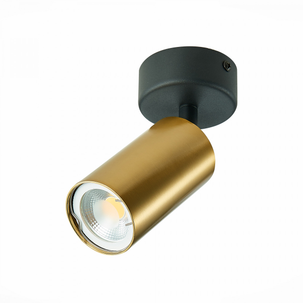 ST303.202.01 Потолочный светильник Золотистый GU10 1*50W  IP20 D70xH168 220V Без ламп Накладные светильники, изображение 2