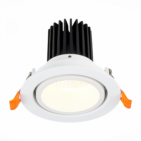 ST705.548.10 Св-к встр. Белый LED 1*10W 4000K 750Lm Ra&gt;90 38° IP20 D102xH85 170-240V Встраиваемые светильники