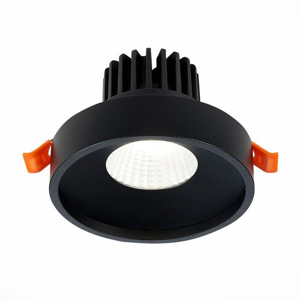 ST751.438.10 Св-к встр. Черный LED 1*10W 3000K 750Lm Ra&gt;90 38° IP20 D100xH75 170-240V Встраиваемые светильники